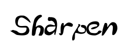 Sharpen - logo